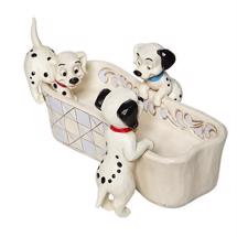 Disney Jim Shore 6008060 <BR> 101 Dalmatians Bone Shaped Trinket Dish