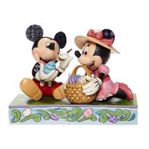 Disney Jim Shore 6008319 <BR> Easter Artistry <BR> (Mickey & Minnie Easter)