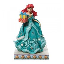 Disney Jim Shore 6008982 <BR> Christmas Ariel