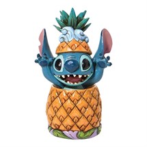 Disney Jim Shore 6010088 <BR> Stitch In A Pineapple Figurine