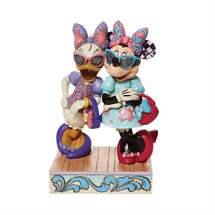 Disney Jim Shore 6010089 <BR> Fashionista Minnie And Daisy Figurine