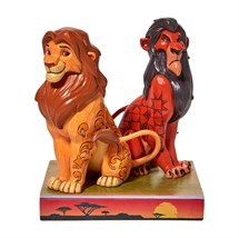 Disney Jim Shore 6010093 <BR> Simba And Scar Figurine