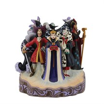 Disney Jim Shore 6010880 <BR> Villains <BR> Carved By Heart 