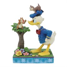 Disney Jim Shore 6010884 <BR> Donald Duck & Chip `N` Dale 