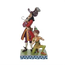 Disney Jim Shore 6011928 <BR> Peter Pan & Hook Figurine