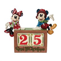 Disney Jim Shore 6013057 <BR> The Christmas Countdown <BR> (Mickey & Minnie Mouse Calendar)