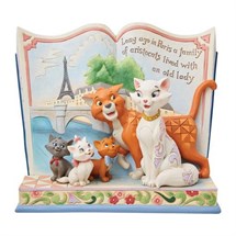 Disney Jim Shore 6013080 <BR> Long Ago In Paris <BR> (Storybook Aristocats Figurine)