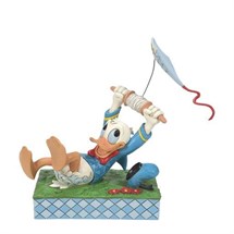 Disney Jim Shore 6014314 <BR> A Flying Duck <BR> (Donald Flying a Kite)