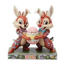 Disney Jim Shore 6014318 <BR> Mischievous Bunnies <BR> (Chip & Dale Easter)