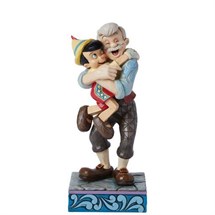 Disney Jim Shore 6015019 <BR> Gepetto & Pinnochio