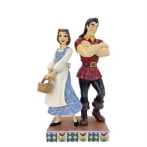 Disney Jim Shore 6016342 <BR> Brilliant & Boorish <BR> (Belle & Gaston Figurine)