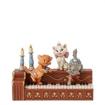 Disney Jim Shore 6016349 <BR> Paws at Play <BR> (Aristocat Kittens on Piano Figurine)