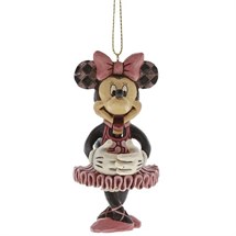 Disney Jim Shore A29382<BR>Minnie Mouse Nutcracker Hanging Ornament